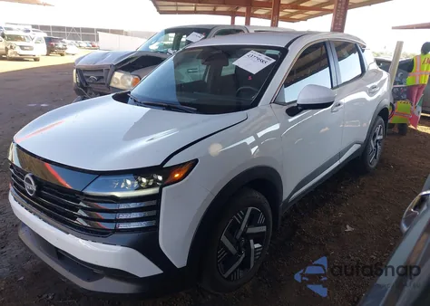 2025 Nissan Kicks Sv Fwd from USA, damaged, VIN 3N8AP6CA6SL431377